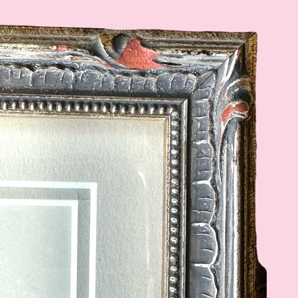 Vintage Wanda Lee Set of 2 Miniature Wood Framed Illustrated Perfume Bottles - Picture 7 of 14